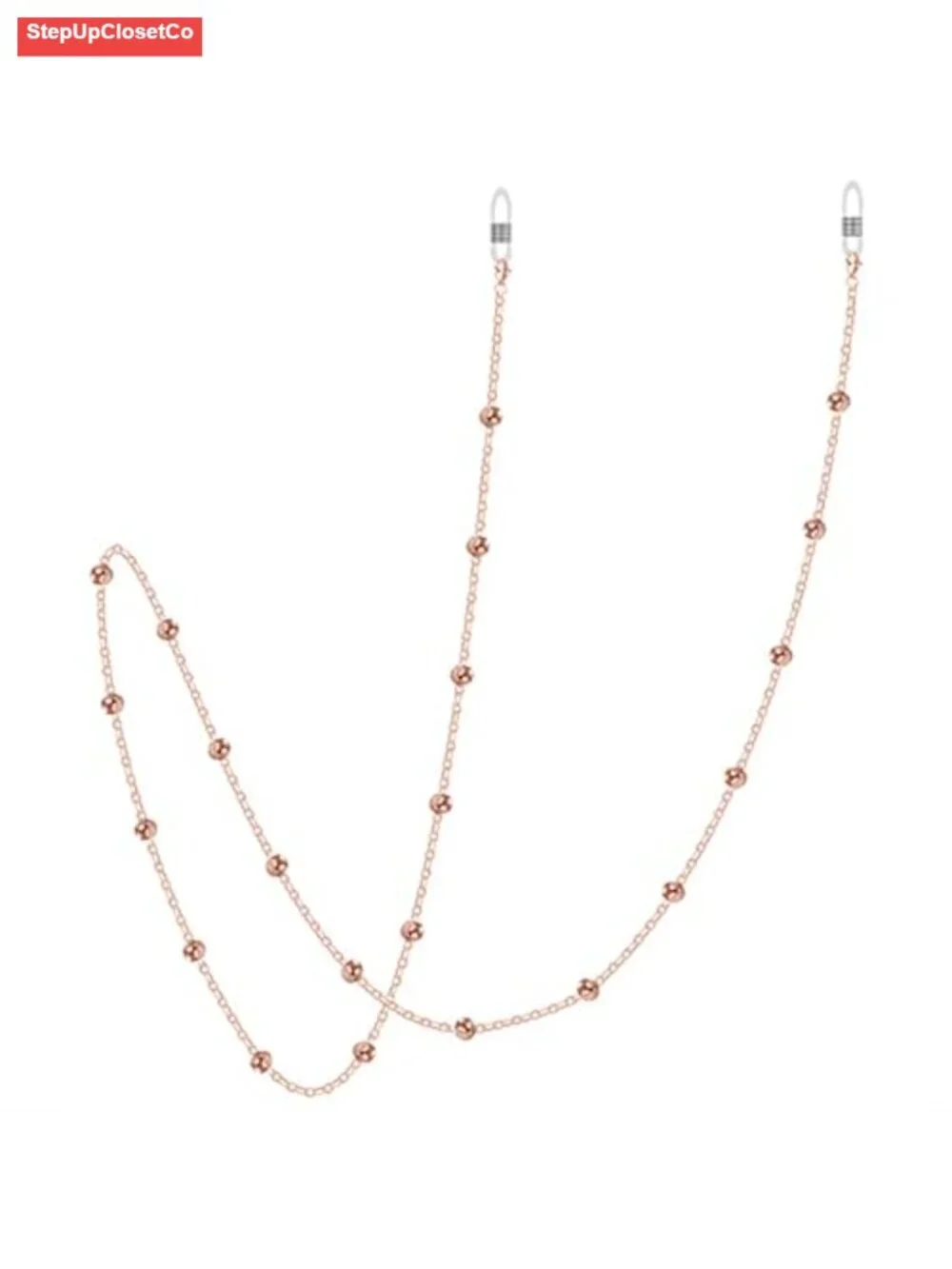Adjustable Beaded Eyeglass Chain for Women, Eyewear Holder Cord for Reading